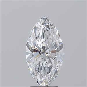 Picture of Natural Diamond 3.50 Carats, Marquise with  Cut, E Color, SI2 Clarity and Certified by GIA