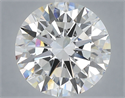 Lab Grown Diamond 6.02 Carats, Round with Excellent Cut, E Color, VVS2 Clarity and Certified by IGI