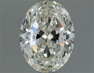 Picture of Natural Diamond 1.00 Carats, Oval with  Cut, I Color, SI1 Clarity and Certified by IGI