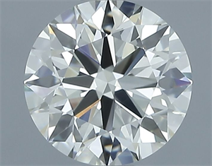 Picture of Natural Diamond 1.13 Carats, Round with Excellent Cut, I Color, VVS2 Clarity and Certified by IGI