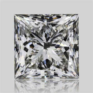 Foto Diamante Natural 1.51 quilates, Princesa , Color J, claridad VS2 y certificado GIA de