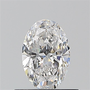 Picture of Natural Diamond 0.50 Carats, Oval with  Cut, F Color, VVS2 Clarity and Certified by GIA