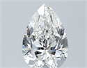 Natural Diamond 0.90 Carats, Pear with  Cut, G Color, SI1 Clarity and Certified by GIA