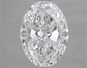 Foto Diamante Natural 1.01 quilates, Ovalado , Color D, claridad I1 y certificado GIA de