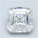 Natural Diamond 2.20 Carats, Asscher with  Cut, F Color, VVS2 Clarity and Certified by GIA