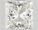 Natural Diamond 0.51 Carats, Princess with  Cut, J Color, VS1 Clarity and Certified by GIA