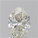 Natural Diamond 2.20 Carats, Oval with  Cut, J Color, IF Clarity and Certified by GIA