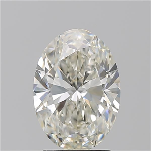 Picture of Natural Diamond 2.20 Carats, Oval with  Cut, J Color, IF Clarity and Certified by GIA