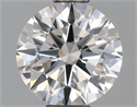 Lab Grown Diamond 1.05 Carats, Round with Ideal Cut, D Color, VVS2 Clarity and Certified by IGI