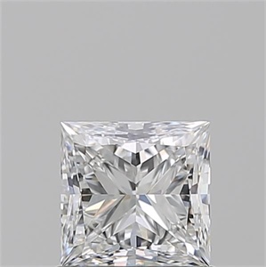 Picture of Natural Diamond 1.01 Carats, Princess with  Cut, E Color, VS1 Clarity and Certified by GIA