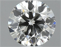 Natural Diamond 0.46 Carats, Round with Very Good Cut, H Color, VS1 Clarity and Certified by IGI