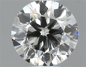 Picture of Natural Diamond 0.46 Carats, Round with Very Good Cut, H Color, VS1 Clarity and Certified by IGI
