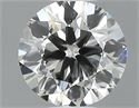 Natural Diamond 0.46 Carats, Round with Very Good Cut, H Color, VS1 Clarity and Certified by IGI