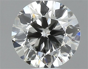 Picture of Natural Diamond 0.46 Carats, Round with Very Good Cut, H Color, VS1 Clarity and Certified by IGI
