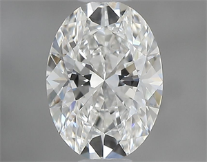 Picture of Natural Diamond 0.52 Carats, Oval with  Cut, G Color, VVS2 Clarity and Certified by GIA