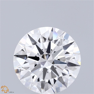 Picture of Lab Grown Diamond 5.05 Carats, Round with Ideal Cut, F Color, VVS1 Clarity and Certified by IGI