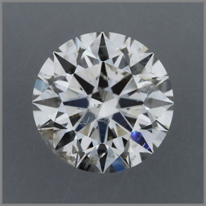Picture of Natural Diamond 1.06 Carats, Round with Excellent Cut, I Color, I1 Clarity and Certified by GIA