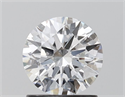 Lab Grown Diamond 1.12 Carats, Round with Ideal Cut, D Color, VVS2 Clarity and Certified by IGI