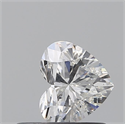 Natural Diamond 0.50 Carats, Heart with  Cut, G Color, SI1 Clarity and Certified by GIA