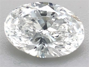 Picture of Natural Diamond 1.03 Carats, Oval with  Cut, E Color, SI1 Clarity and Certified by GIA