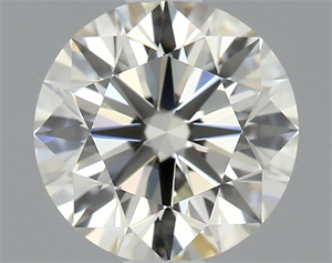 Picture of Natural Diamond 0.75 Carats, Round with Excellent Cut, J Color, IF Clarity and Certified by IGI
