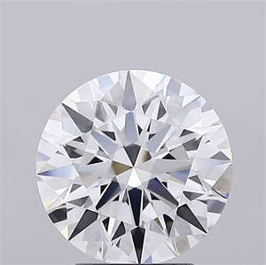 Picture of Lab Grown Diamond 3.11 Carats, Round with Ideal Cut, F Color, VVS2 Clarity and Certified by IGI