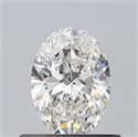 Diamante Natural 0.51 quilates, Ovalado , Color F, claridad VS1 y certificado GIA