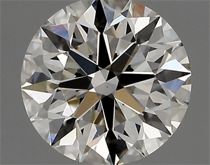 Picture of Natural Diamond 1.01 Carats, Round with Excellent Cut, H Color, VS1 Clarity and Certified by IGI