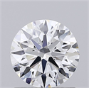 Lab Grown Diamond 1.00 Carats, Round with Ideal Cut, D Color, VVS1 Clarity and Certified by IGI
