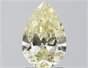 Natural Diamond 1.70 Carats, Pear with  Cut, M Color, SI1 Clarity and Certified by IGI
