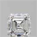 Natural Diamond 2.01 Carats, Asscher with  Cut, G Color, VS1 Clarity and Certified by GIA