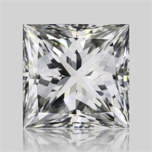Picture of Natural Diamond 0.80 Carats, Princess with  Cut, I Color, VVS2 Clarity and Certified by GIA