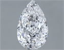 Diamante Natural 0.73 quilates, De pera , Color D, claridad VS2 y certificado GIA
