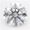 Lab Grown Diamond 3.29 Carats, Round with Ideal Cut, D Color, IF Clarity and Certified by IGI