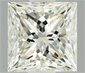 Natural Diamond 0.90 Carats, Princess with  Cut, K Color, SI1 Clarity and Certified by IGI