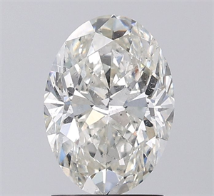 Picture of Natural Diamond 1.81 Carats, Oval with  Cut, H Color, SI2 Clarity and Certified by IGI
