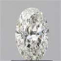 Natural Diamond 0.60 Carats, Oval with  Cut, G Color, VS2 Clarity and Certified by GIA