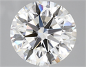 Natural Diamond 3.01 Carats, Round with Excellent Cut, E Color, VS2 Clarity and Certified by GIA