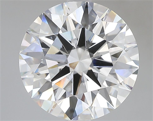 Picture of Lab Grown Diamond 5.08 Carats, Round with Ideal Cut, E Color, VVS2 Clarity and Certified by IGI