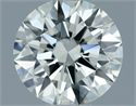Natural Diamond 0.50 Carats, Round with Excellent Cut, J Color, VVS2 Clarity and Certified by IGI