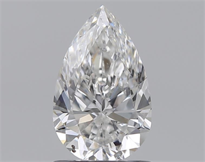 Foto Diamante Natural 1.00 quilates, De pera , Color E, claridad SI2 y certificado GIA de
