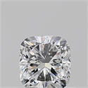 Diamante Natural 0.50 quilates, Del cojín , Color D, claridad VVS1 y certificado GIA