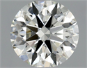 Natural Diamond 0.75 Carats, Round with Excellent Cut, J Color, SI1 Clarity and Certified by GIA