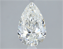Diamante Natural 1.50 quilates, De pera , Color H, claridad SI2 y certificado GIA