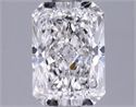 Lab Grown Diamond 1.10 Carats, Radiant with  Cut, F Color, VVS2 Clarity and Certified by IGI