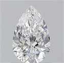 Natural Diamond 0.90 Carats, Pear with  Cut, D Color, VS1 Clarity and Certified by GIA