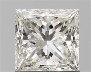 Picture of Natural Diamond 1.05 Carats, Princess with  Cut, J Color, SI1 Clarity and Certified by GIA