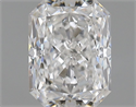 Natural Diamond 0.70 Carats, Radiant with  Cut, F Color, SI2 Clarity and Certified by GIA