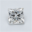 Diamante Natural 0.90 quilates, Princesa , Color F, claridad VS2 y certificado GIA