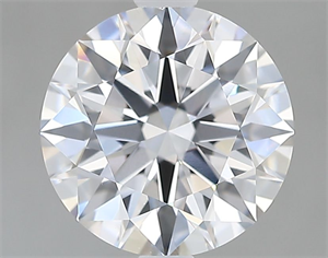 Picture of Lab Grown Diamond 2.01 Carats, Round with Excellent Cut, E Color, VVS2 Clarity and Certified by GIA